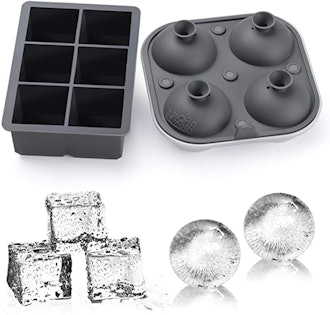 Samuelworld Sphere  and Square Ice Cube Trays