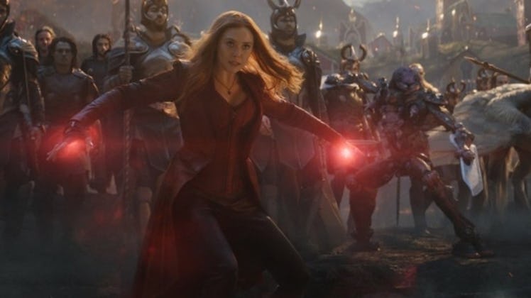 Wanda wrecking shop in Avengers: Endgame