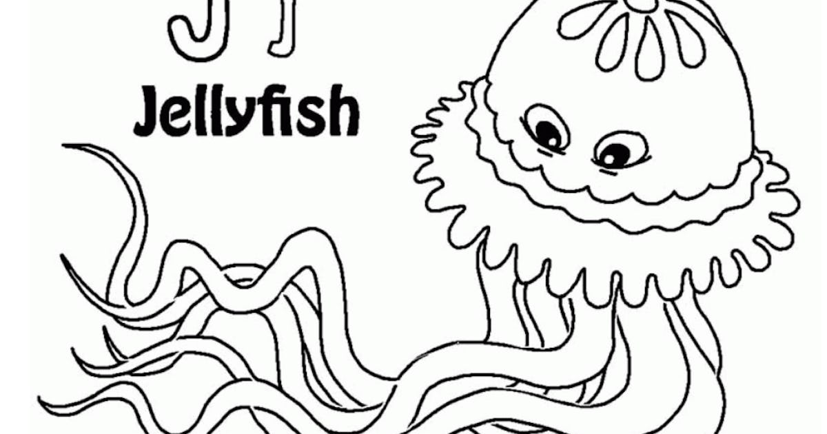 20 Jellyfish Coloring Pages