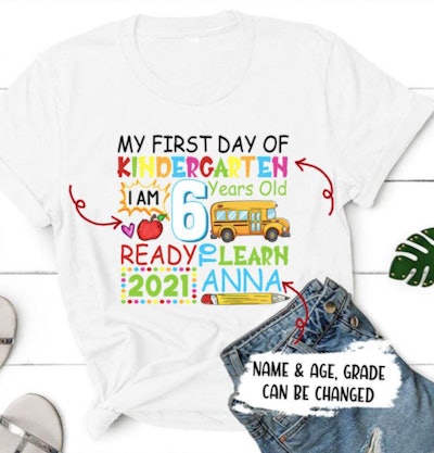 First day of school t-shirt