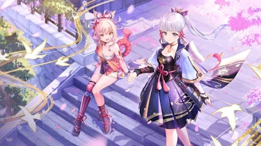 Genshin Impact Ayaka and Yoimiya
