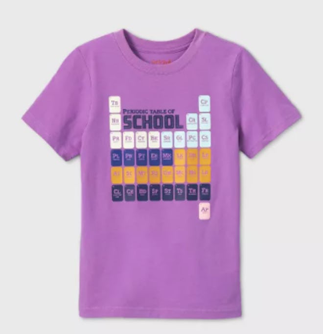 Periodic Table back to school kid shirt