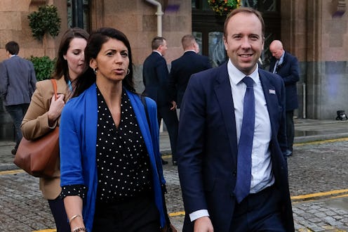 Matt Hancock with aide Gina Coladangelo.