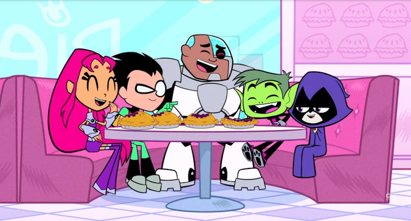 Teen Titans Go is based on characters from the DC Comics universe.