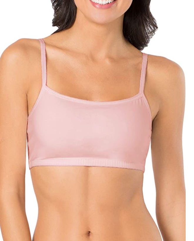 Fruit of the Loom Cotton Pullover Sports Bra