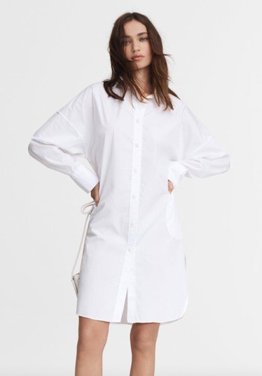 Rag & Bone's classic white button-down shirt dress. 
