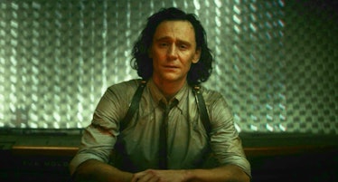Tom Hiddleston as Loki.