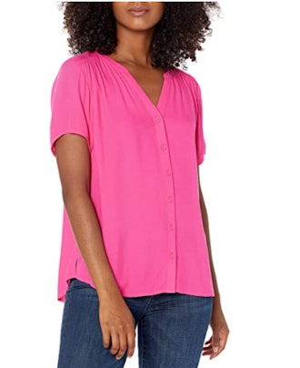 Amazon Essentials Short Sleeve Blouse