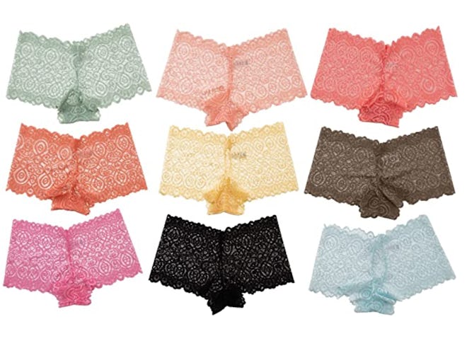 Alyce Ives Intimates Lace Boyshort Panty (10-Pack)