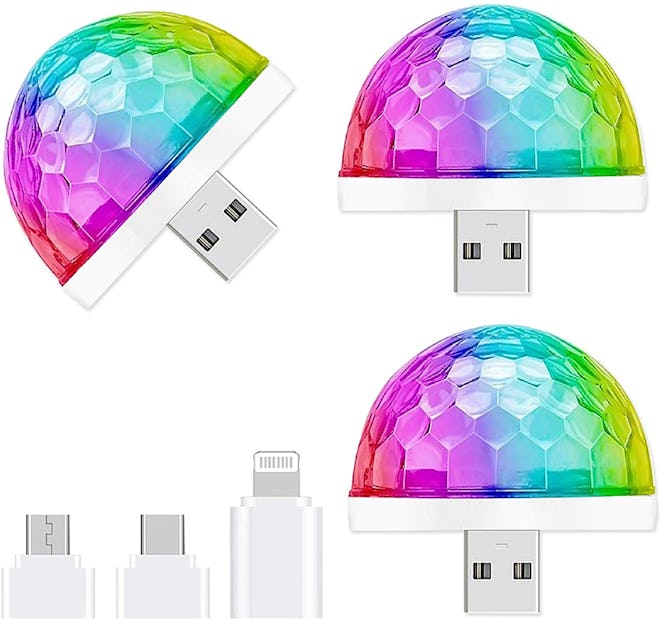 Aolun USB Mini Disco Light (3 Pack)