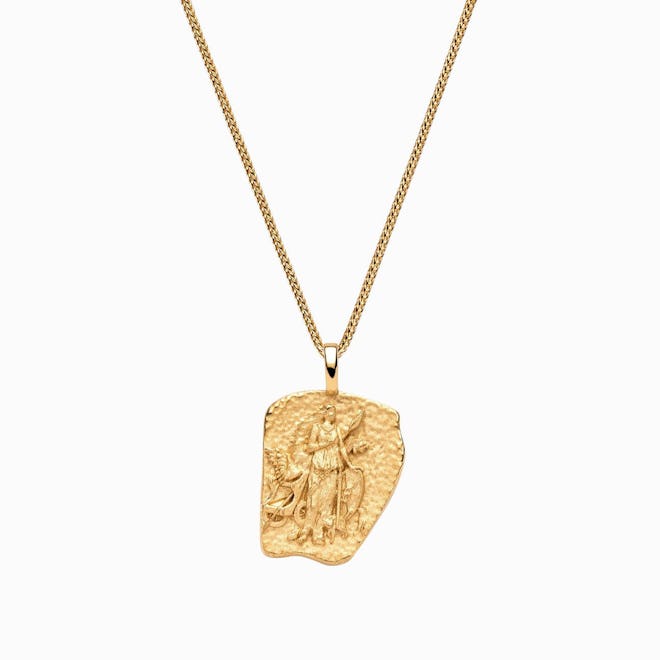 Freya gold vermeil necklace from charitable brand Awe Inspired.