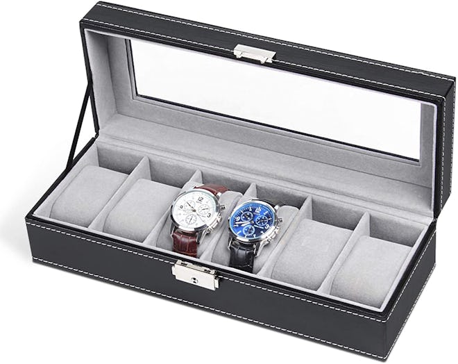 NEX 6 Slot Leather Watch Box