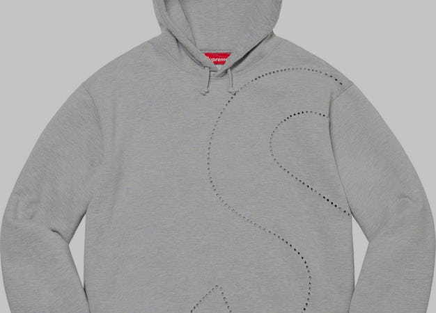 supreme laser cut s hoodie