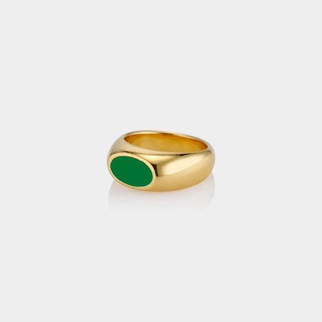 Ophelia gold vermeil ring from Aureum Collective, which has been worn by Gigi and Bella Hadid, Dua L...