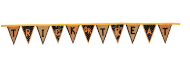 Trick-or-treat banner