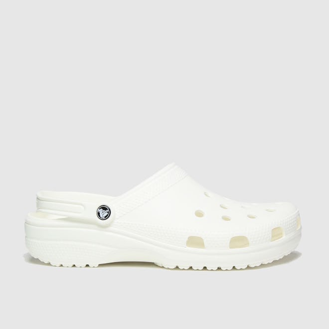 White Classic Clog Sandals