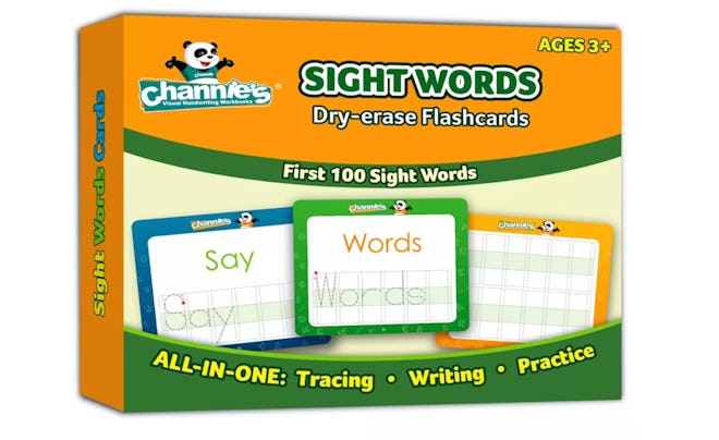 Channie's Dry Erase Sight Words Flash Card