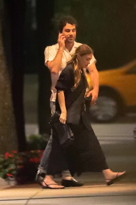 Ashley Olsen with boyfriend Louis Eisner for a dinner date in New York City.