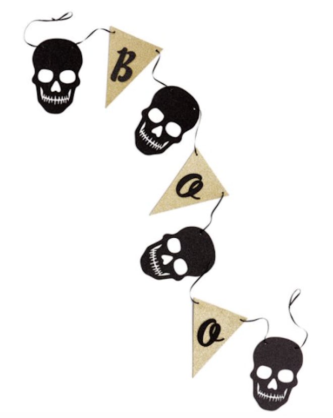 Skull "boo" banner