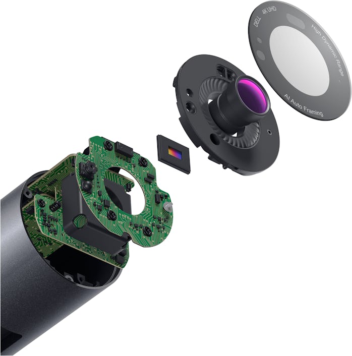 Dell 4K UltraSharp webcam costs $200. Doesn't come with a built-in microphone.