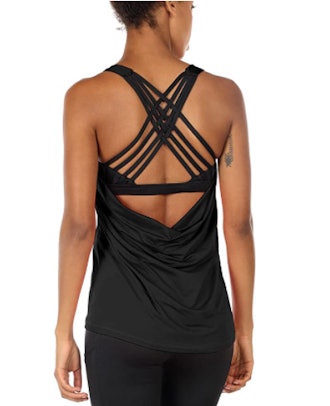 icyzone Workout Top with Built in Bra