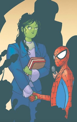 The 'She-Hulk' Disney Plus series could connect to the upcoming 'Spider-Man' film in an interesting ...
