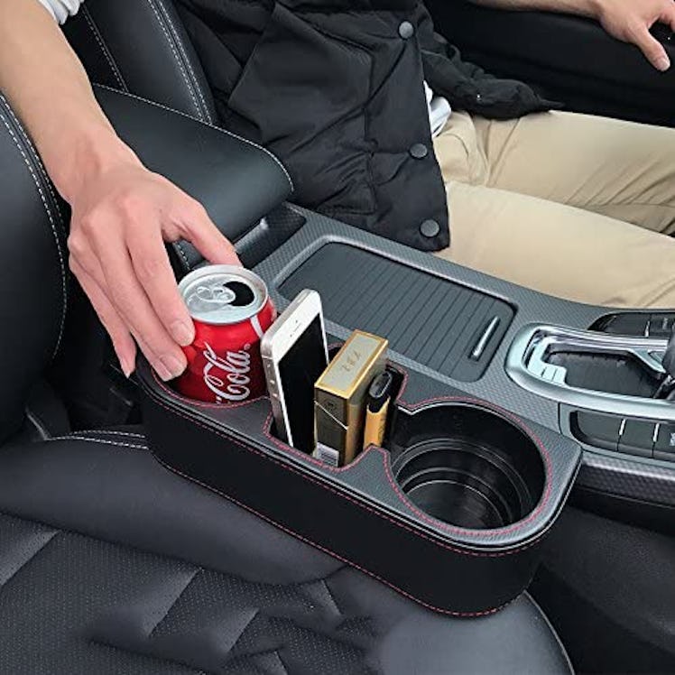 Iokone Car Console Storage Side Pocket