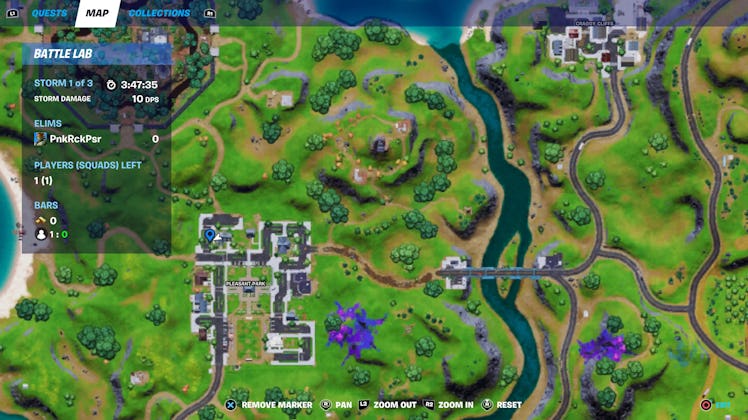 fortnite record location 2 map