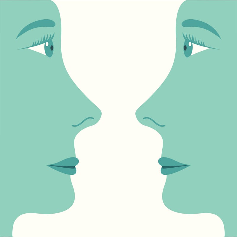 face profiles illustration