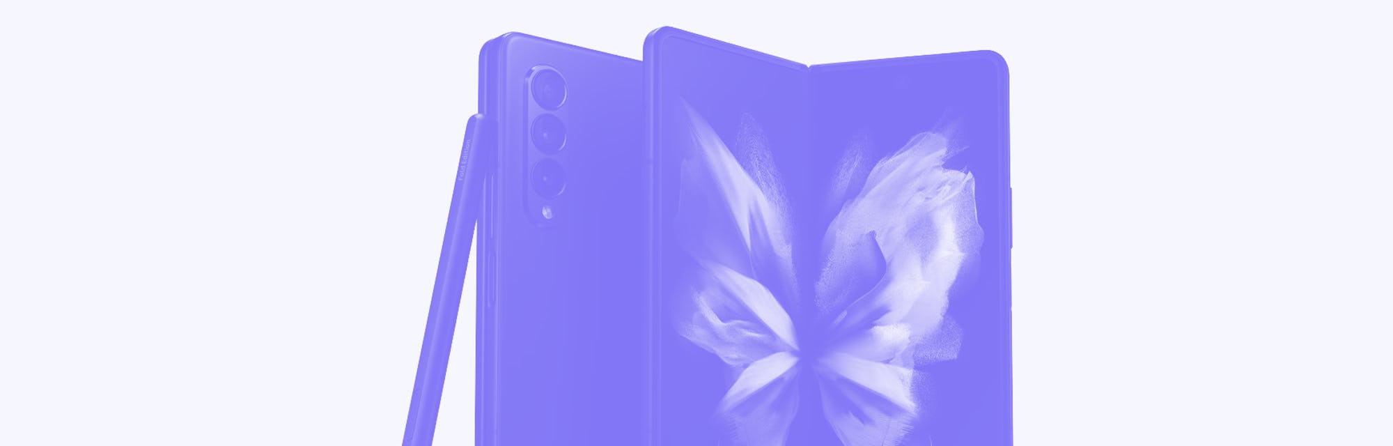 Samsung Galaxy Z Fold 3 foldable smartphone leaked image
