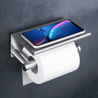 UgBaBa Toilet Paper Holder with Phone Shelf