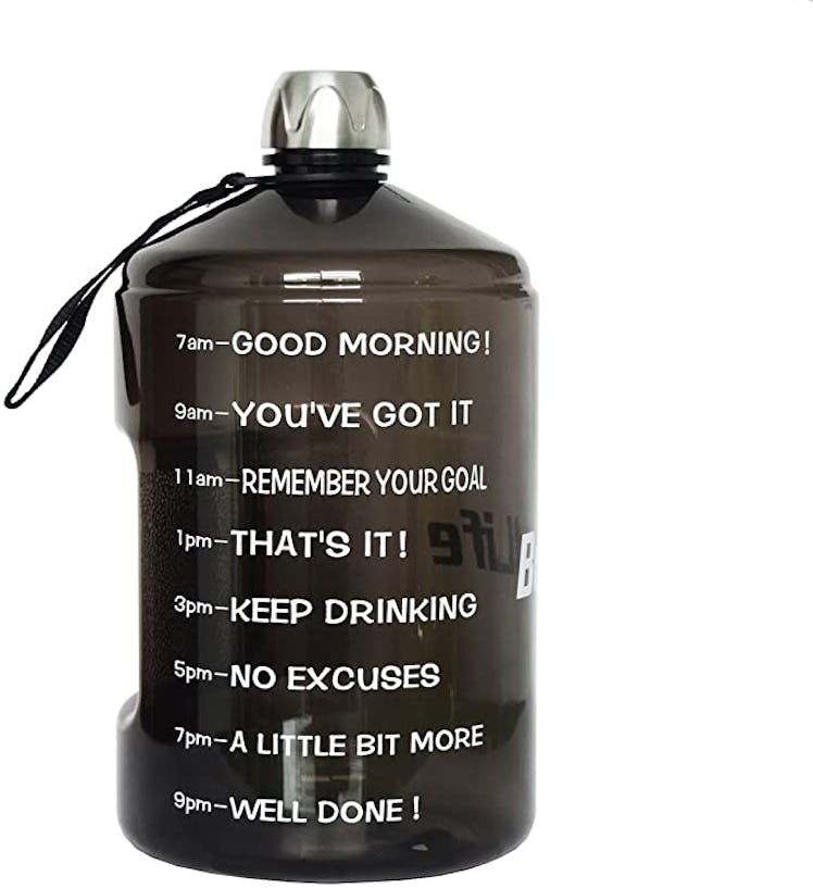 BuildLife 1 Gallon Motivational Water Bottle