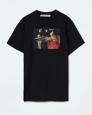 Off-White's Caravaggio graphic oversized T-shirt.