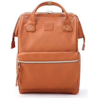 Kah&Kee Faux Leather Laptop Backpack (15 In.)
