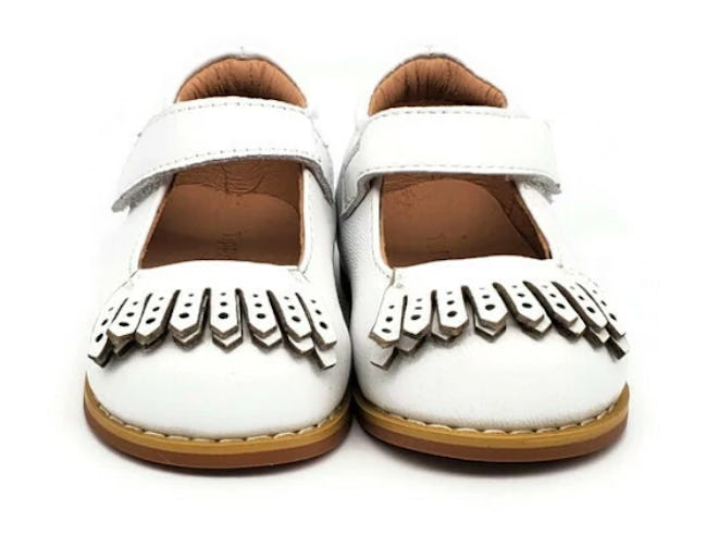 toddler white leather mary jane shoes