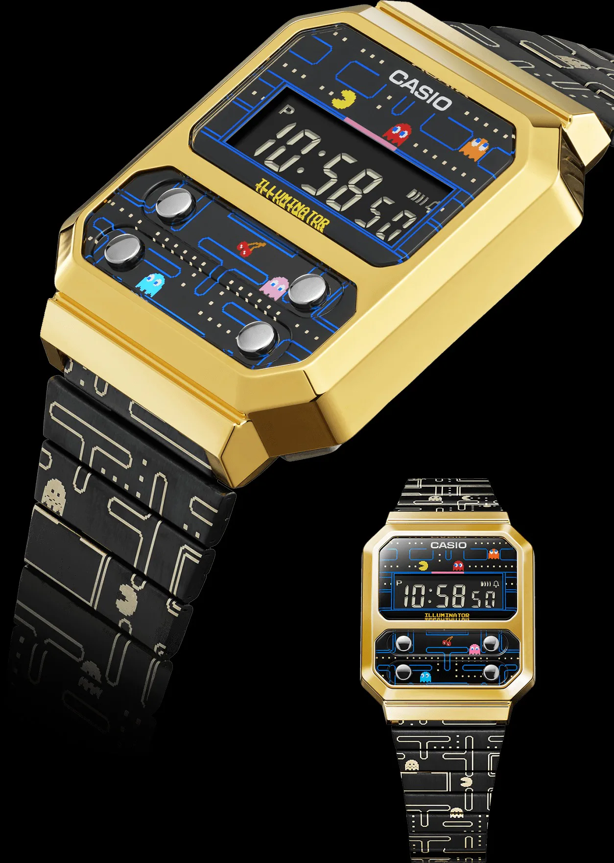 Japan-only Pac-Man Casio watch
