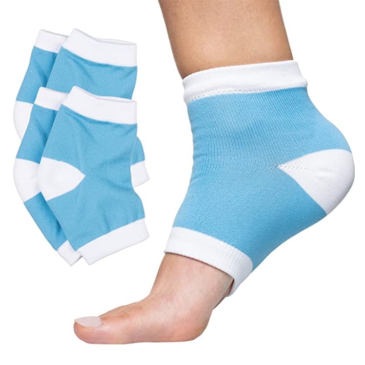 ZenToes Moisturizing Heel Socks (2-Pairs)