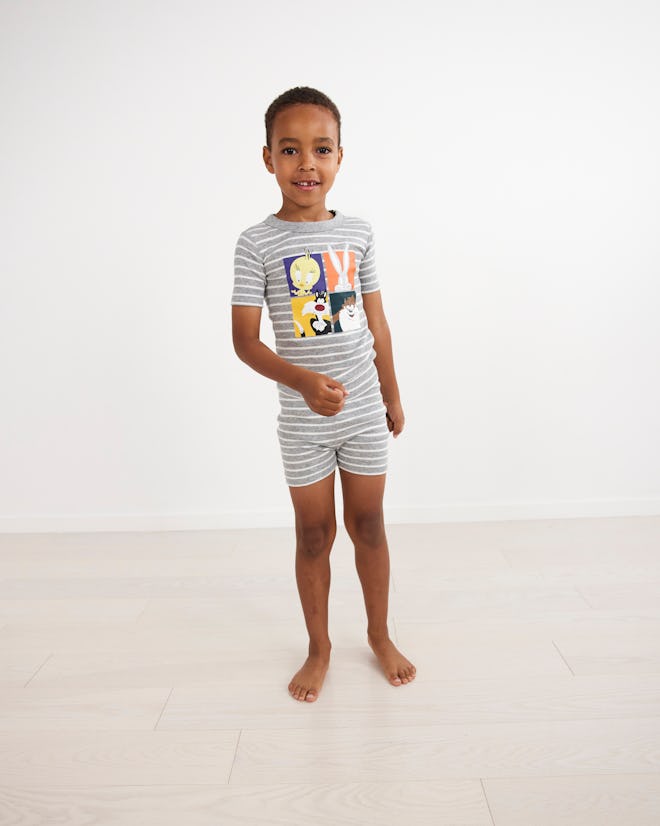 Looney Tunes™ Short John Pajamas In Organic Cotton