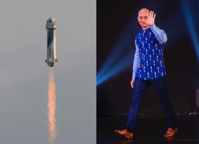 Blue Origins' space launch also launched a thousand Jeff Bezos memes.