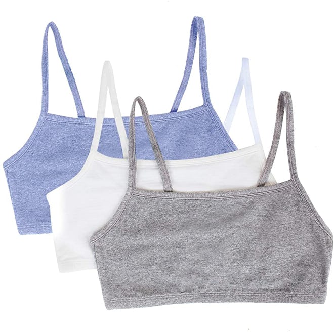 Fruit of the Loom Cotton Sports Bras (Pack of 3)