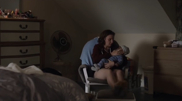Girls depicted breastfeeding in the final episode of the series.