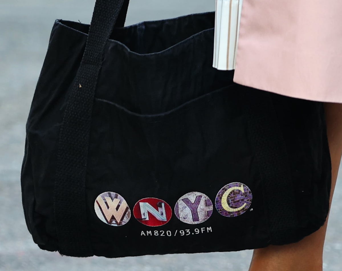 Sarah Jessica Parker's WNYC tote bag