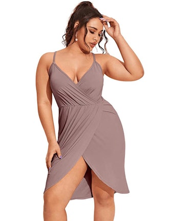 Romwe Wrap Mini Dress