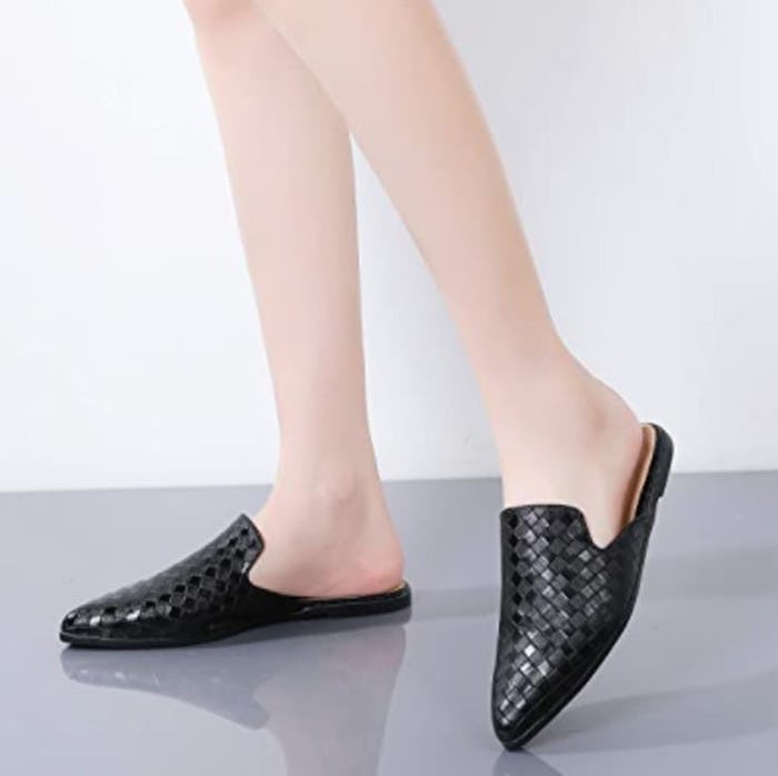 Tilocow Pointed Toe Flat Mules