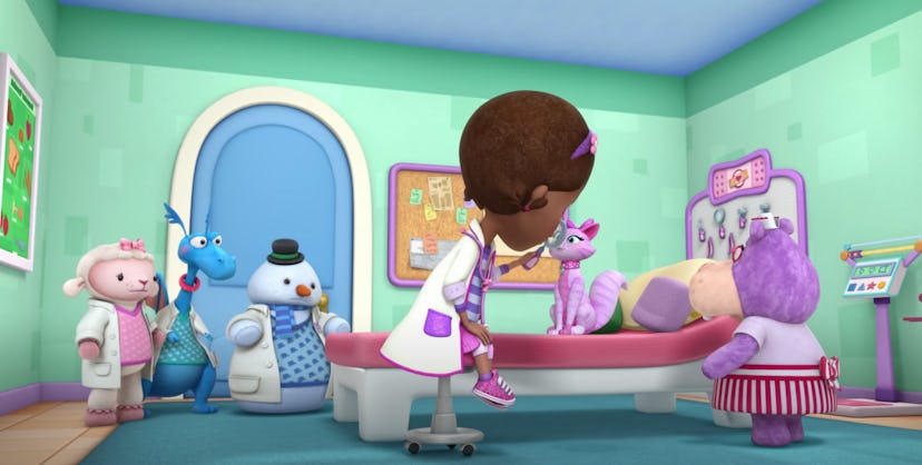 'Doc McStuffins' helps out her animal friends.