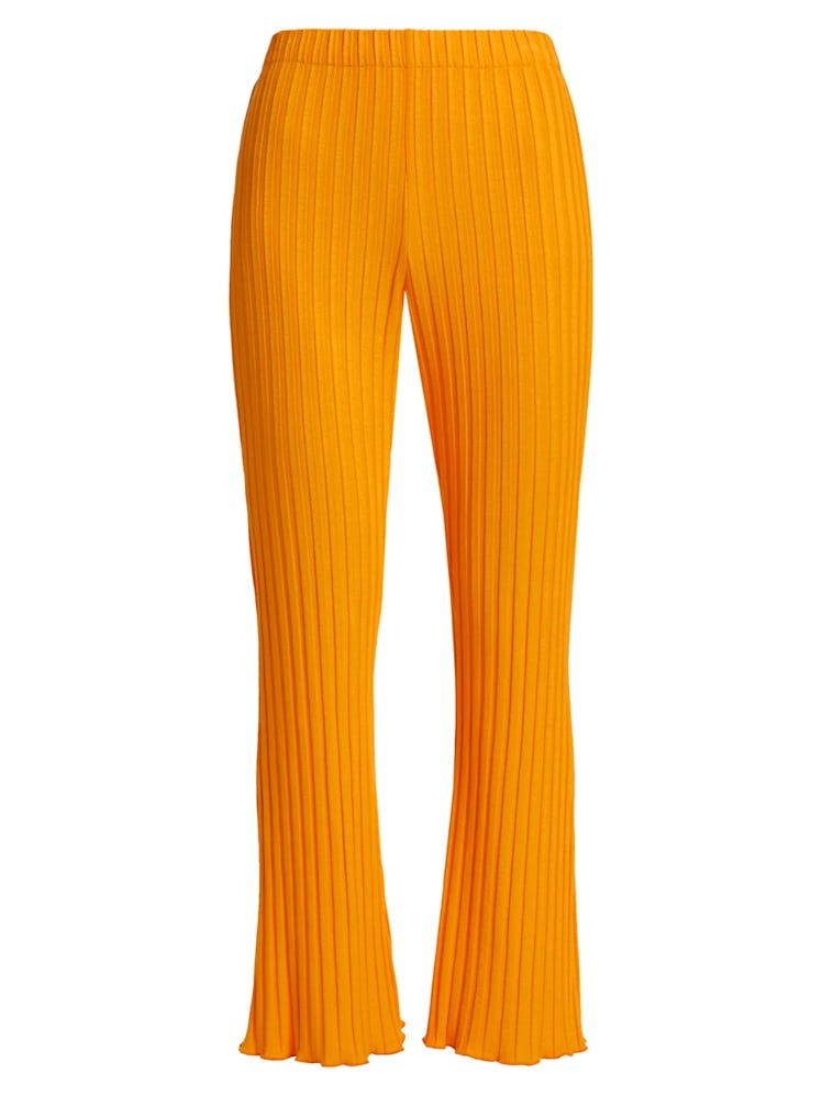 Simon Miller Cyrene High-Rise Rib-Knit Pants, available on Saks Fifth Avenue.