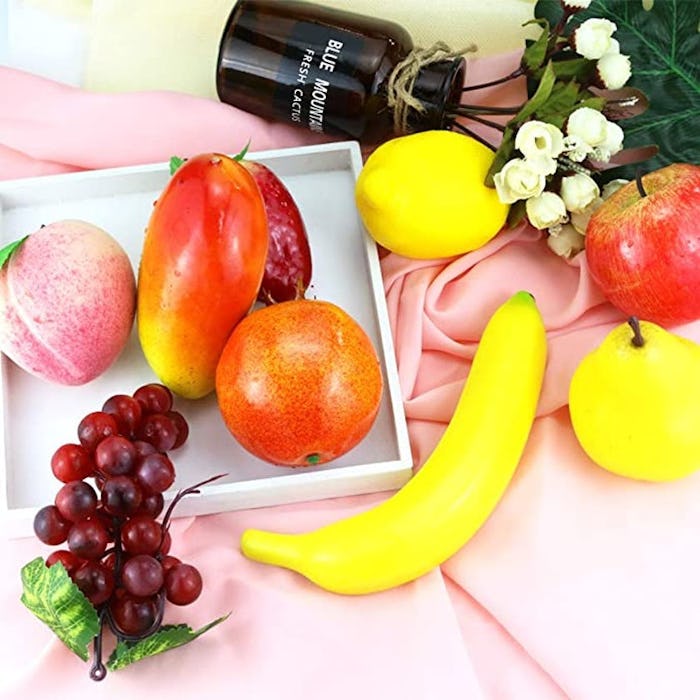 Faxco Lifesize Realistic Fruit Decoration (12 Piece)