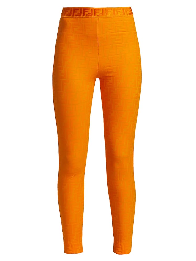 Fendi FF Fendirama Fitness Leggings, available to shop on Saks Fifth Avenue.