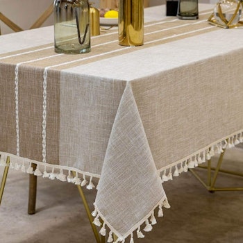 Deep Dream Tassel Tablecloth
