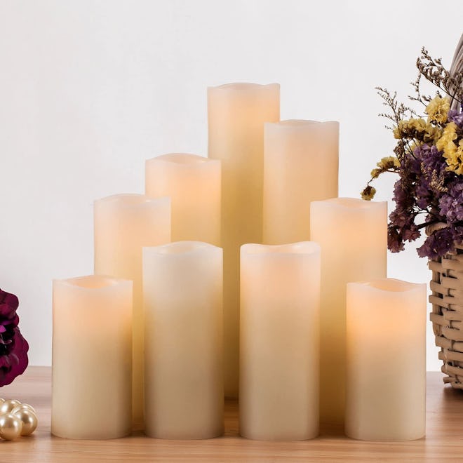 RY King Flameless Candle (Set of 9)